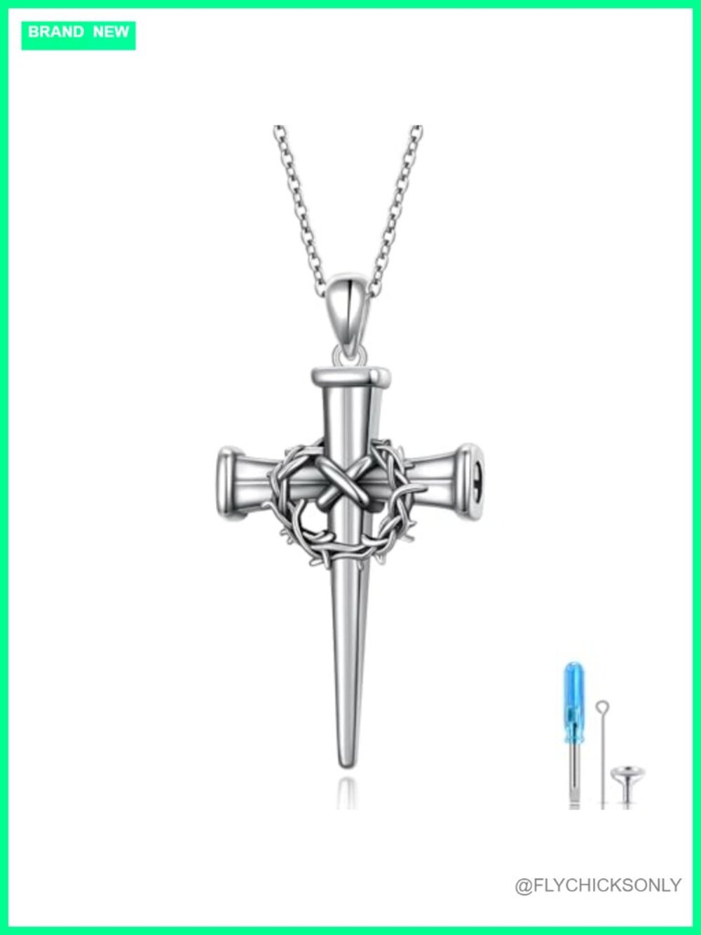 Sterling Silver Urn Necklace Cremation Pendant for Ashes Memorial Jewelry